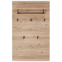 Stella Trading Garderobenpaneel Bari 80 x 128 x 30 cm Eiche