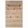 Stella Trading Garderobenpaneel Bari 80 x 128 x 30 cm Eiche