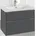 V B Waschtischunterschrank 77 2x57 6x47 8cm o LE/Gr vo bla wine r