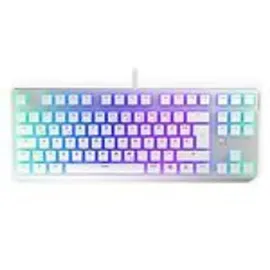endorfy Thock TKL Pudding, Onyx White, PBT, LEDs RGB, Kailh RED, USB, DE (EY5D013)
