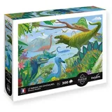 Brainbox Puzzle CALYPTO - Dinosaurier 200 Teile, 200 Puzzleteile