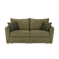 Einzelsofa  Polly de Luxe , grün , Maße (cm): B: 201 H: 95 T: 104