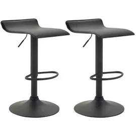 deluke Barhocker DERID 36 x 39 x 63 cm Schwarz
