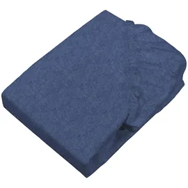 Setex Bettlaken Feinbiber 90 x 200 cm blau