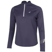Asics Icon 1/2 Zip Laufshirt Damen-Dunkelblau, Größe M (auch