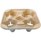 Bechertabletts Becherhalter 4er, 180 Stk