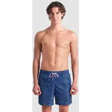 Badeshorts 41,5 cm Herren arena Water Print Allover Multiprints - Navy Multi - 3XL