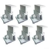 Solarmodul-Endklemmen, Z-Halterungs-Montageset für 30–45 mm Rahmen, verstellbare Schienenklemme aus Aluminiumlegierung für 50 W-150 W PV-Module, rostfreie Gartenstruktur-Hardware