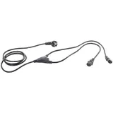 HAWA 1008275 Kaltgeräte Y-Kabel Schwarz 5.00 m