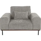 andas Loveseat »Mikael Sessel«, gebeizter Holzrahmen; passend zur Serie 'Mikael', incl. Zierkissen grau