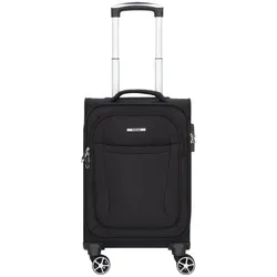 Nowi Edinburgh 4 Rollen Kabinentrolley 50 cm  schwarz