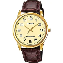 Casio Collection MTP-V001GL-9BUDF Herrenuhr - Gold/Braun