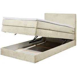 Möbel Kraft Boxspringbett 121 x 209 cm Weiß