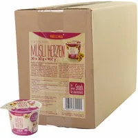 Hellma Müsli-Herzen Cranberry Müsli 30x 30,0 g, 30 St.