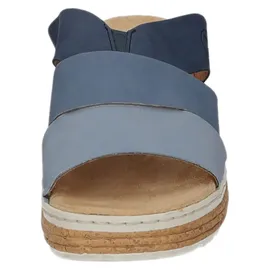 Rieker Pantolette Damen Blau 40