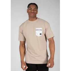 Dover Übergroßes T-Shirt - Beige S