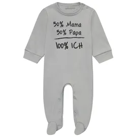Kidsworld Schlafoverall "50% Mama, 50% Papa«, aus Bio-Baumwolle