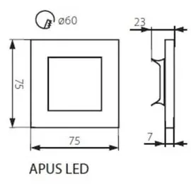 KANLUX Apus LED WW (23106)