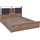 MCW Doppelbett P43 160 x 200 cm MDF Eiche Wotan-Optik weiß
