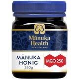 Manuka Health - Manuka Honig MGO 250+ (250 g) - 100% Pur aus Neuseeland mit zertifiziertem Methylglyoxal Gehalt (1er Pack)