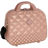 Camomilla Kosmetikkoffer (15 l), Kulturtasche, Hartschalen, Reißverschluss, Farbe Rosagold