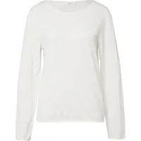 s.Oliver Feinstrickpullover mit Rollkanten Beige 38