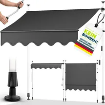 tillvex Klemmmarkise 200 cm grau