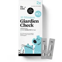 Dr. SAM 10 Minuten Giardien Check - Antigen Selbsttest 2er Set 2 St Test