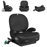 Kikkaboo Kindersitzerhöhung Sitzerhöhung i-Boost, ab: 6, bis: 12, bis: 36 kg, i-Size (125-150cm) ISOFIX Rückenlehne schwarz