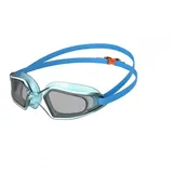 Speedo Junior Hydropulse Swimming Goggle | Comfortable Fit | Adjustable Design | Anti-Fog | Anti-Leak, Pool Blue/Mango/Light Smoke, One Size