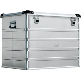 Günzburger Transportkiste Aluminium 782x585x622mm grau/silber stapelbar 240l