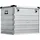 Günzburger Transportkiste Aluminium 782x585x622mm grau/silber stapelbar 240l