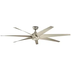 Lehr - 80 Zoll / 203 cm Ventilator - Antikes Satinsilber