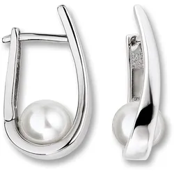 Paar Creolen ONE ELEMENT "Ohrringe Creolen aus 925 Silber", silber, Ohrringe, Damen, Damen, Silber 925 (Sterlingsilber)-Perlen, Silber 925 (Sterlingsilber), Perlen, zeitlos schön – für besondere Momente gemacht