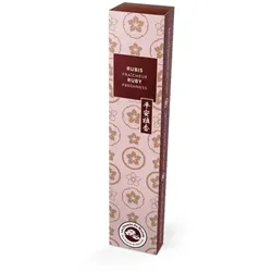 Aromandise japanische Räucherstäbchen - Rubin, rauchfrei (40St)