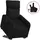 vidaXL Relaxsessel mit Aufstehhilfe Polyester 89,5 x 95,5 x 0 cm Schwarz