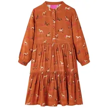 vidaXL Kinderkleid Cognac 140