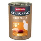 Animonda 24 x 400 g Animonda GranCarno Adult Single Protein Huhn Pur Hundefutter nass