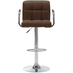 Barhocker Braun Stoff