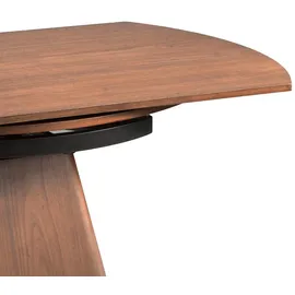 ac angel cerda Angel Cerdá Ausziehbarer Esstisch runde Walnuss 1081 - Braun