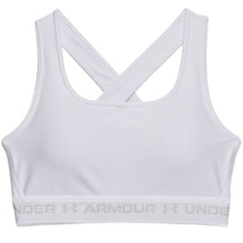 Under Armour Armour Mid Crossback Sport-BH Damen 100 white/white/halo gray XS