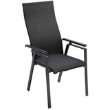 Solpuri Soul Hochlehner 58 x 71 x 110 cm  alu anthrazit/softex coal/aluminium