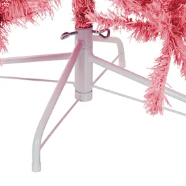 Beliani Weihnachtsbaum Farnham Rosa 120 cm