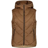 CMP Woman Vest Fix Hood, Camel, 38