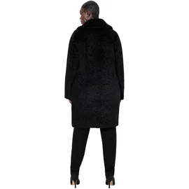 Ulla Popken Wintermantel schwarz L-XL