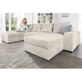 Collection AB Wohnlandschaft Cord 3-Sitzer Beige
