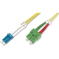 DIGITUS Fiber Optic Singlemode Patchkabel SC ( APC ) to LC ( PC )