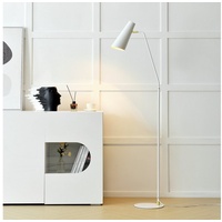 lux.pro Stehlampe Norwich verstellbare Stehleuchte für Wohnzimmer Schlafzimmer Hausleuchte Metall Weiß