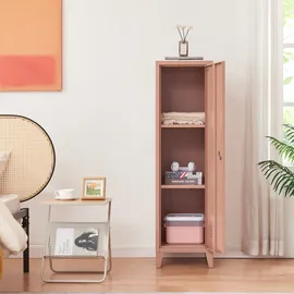 [en.casa] Einzelspind Kurikka 137x38x38 cm Hellbraun