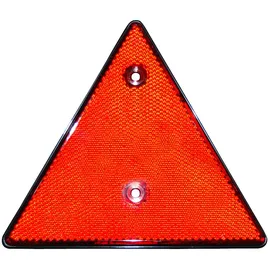 LAS 10210 Dreieck-Reflektor zum Schrauben, 2 Stück in schwarz/roten Reflektoren,14 cm x 16 cm